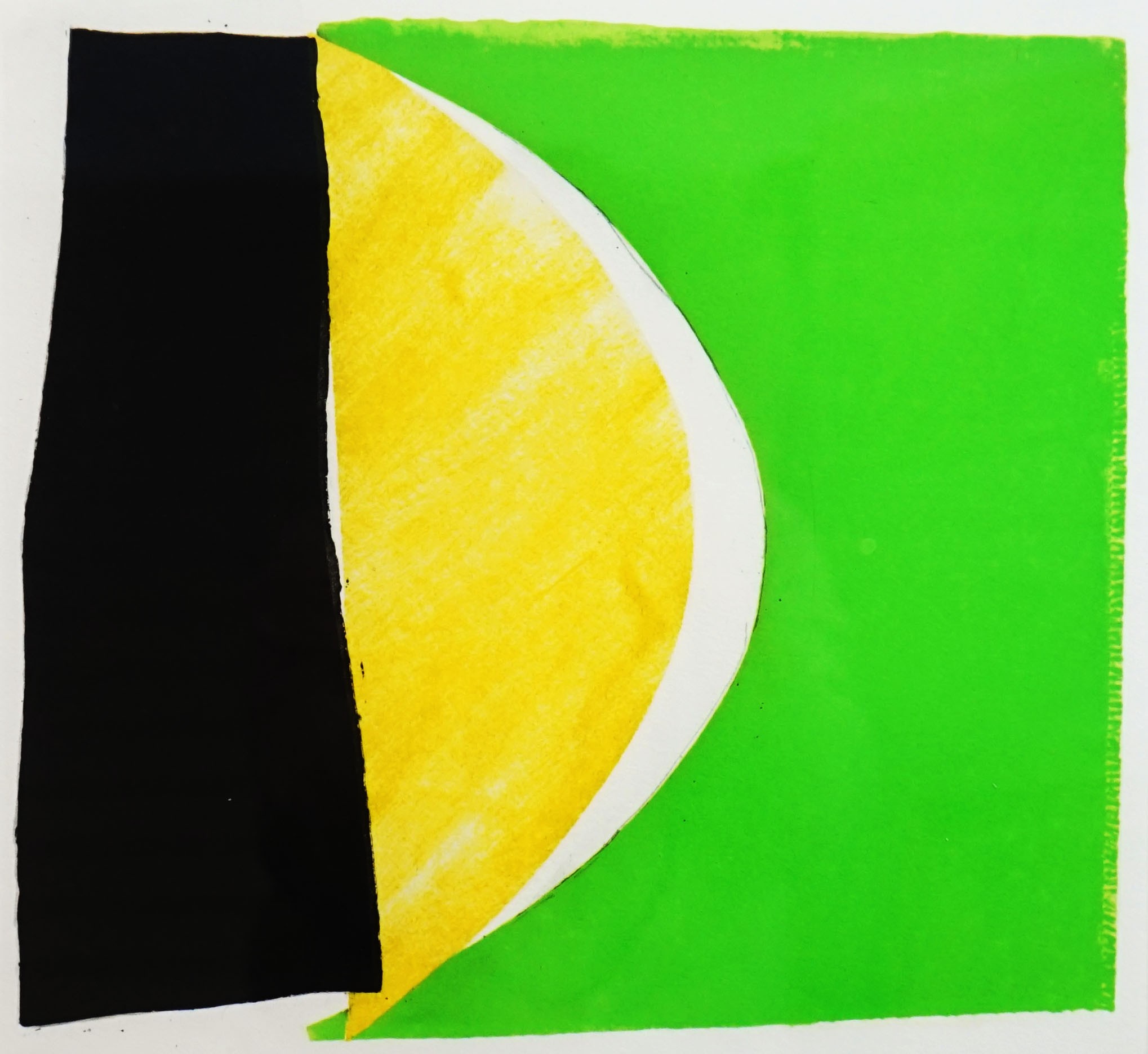 Sir Terry Frost, R.A. (1915-2003), Lemon, Green and Black, 2002, etching and aquatint on heavy wove paper, 38 x 39.5cm